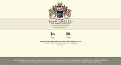 Desktop Screenshot of mascarello1881.com